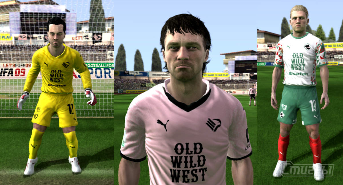 Формы Палермо 2024/25 для FIFA 09 и FIFA 10